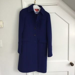 JCrew Blue Pea Coat